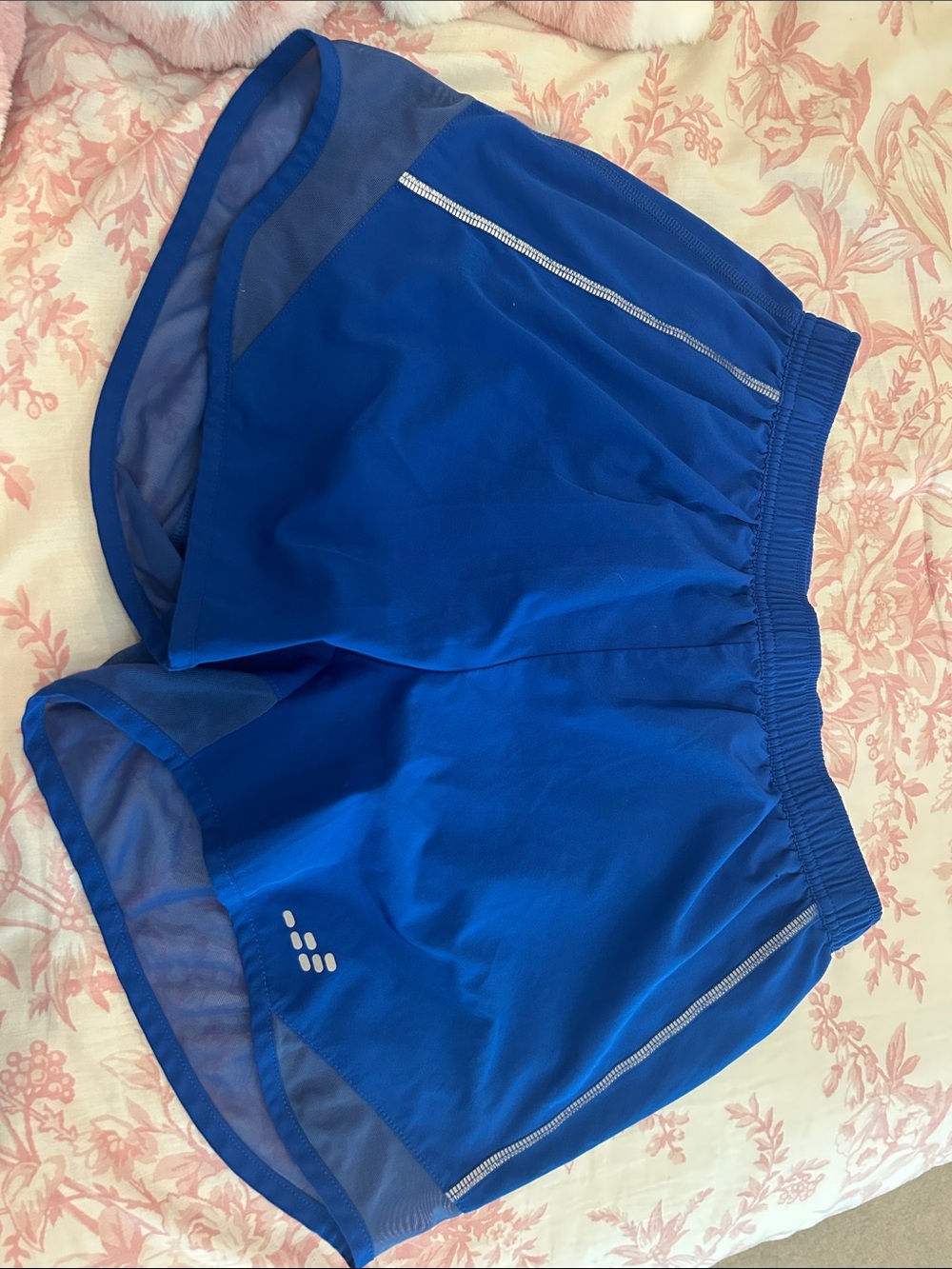 bcg Blue and Black Running Shorts